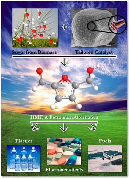 Conversion of Sugars to Make Fuels, Plastics and Pharmaceuticals