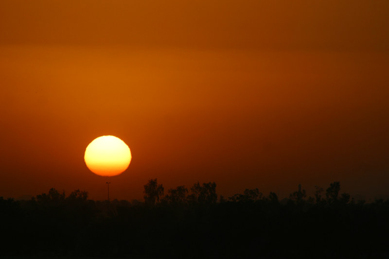 Sunset over Baghdad