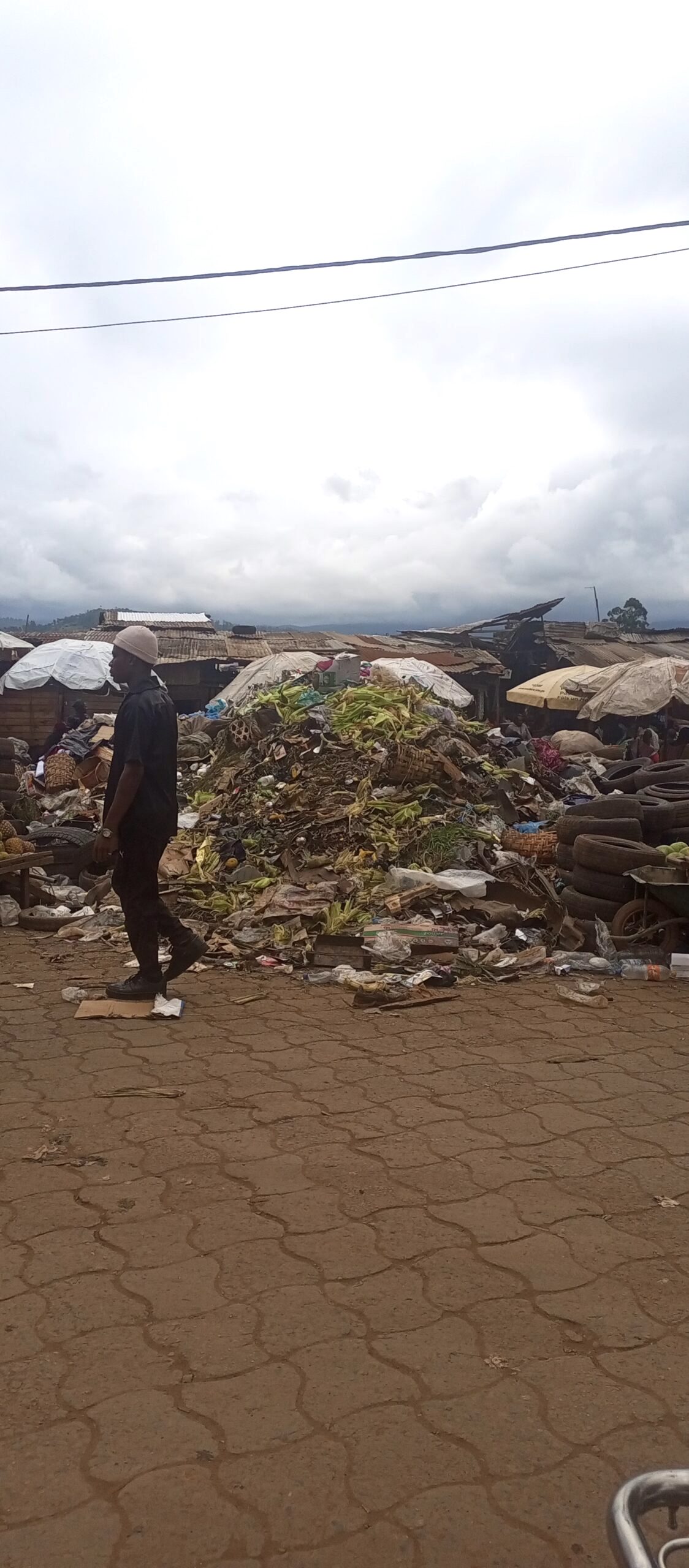 Waste around homes and streets in Bamenda, Cameroon.