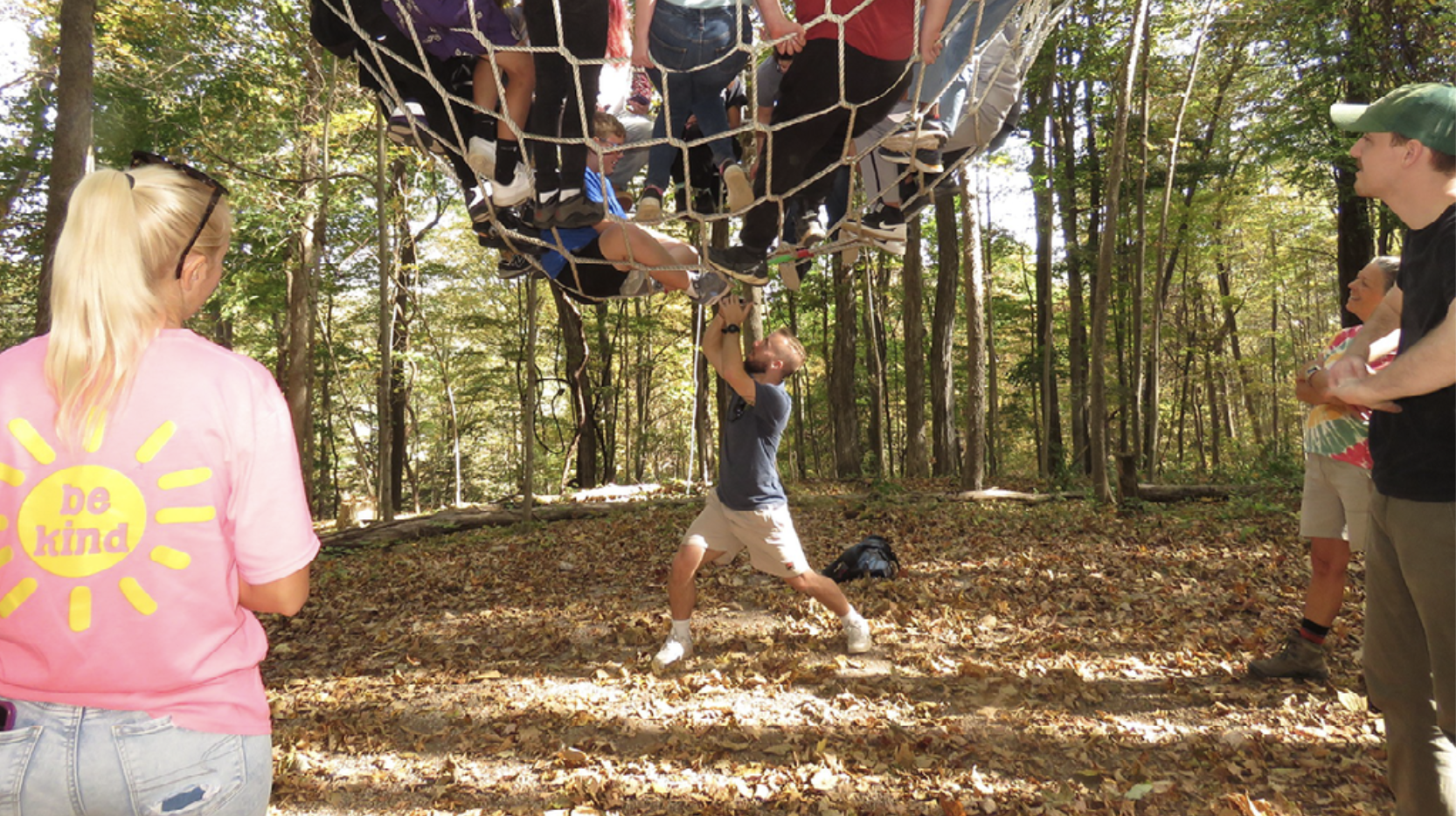 A ropes course at Orenda Springs known as the Eagles Nest. 