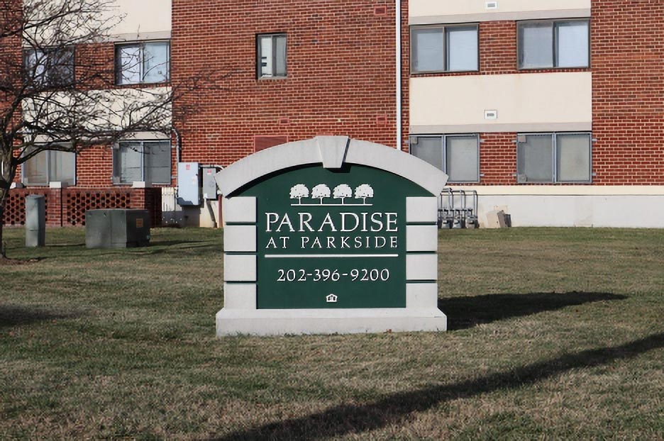 Paradise at Parkside is an apartment complex in Washington D.C.'s Ward 7. 