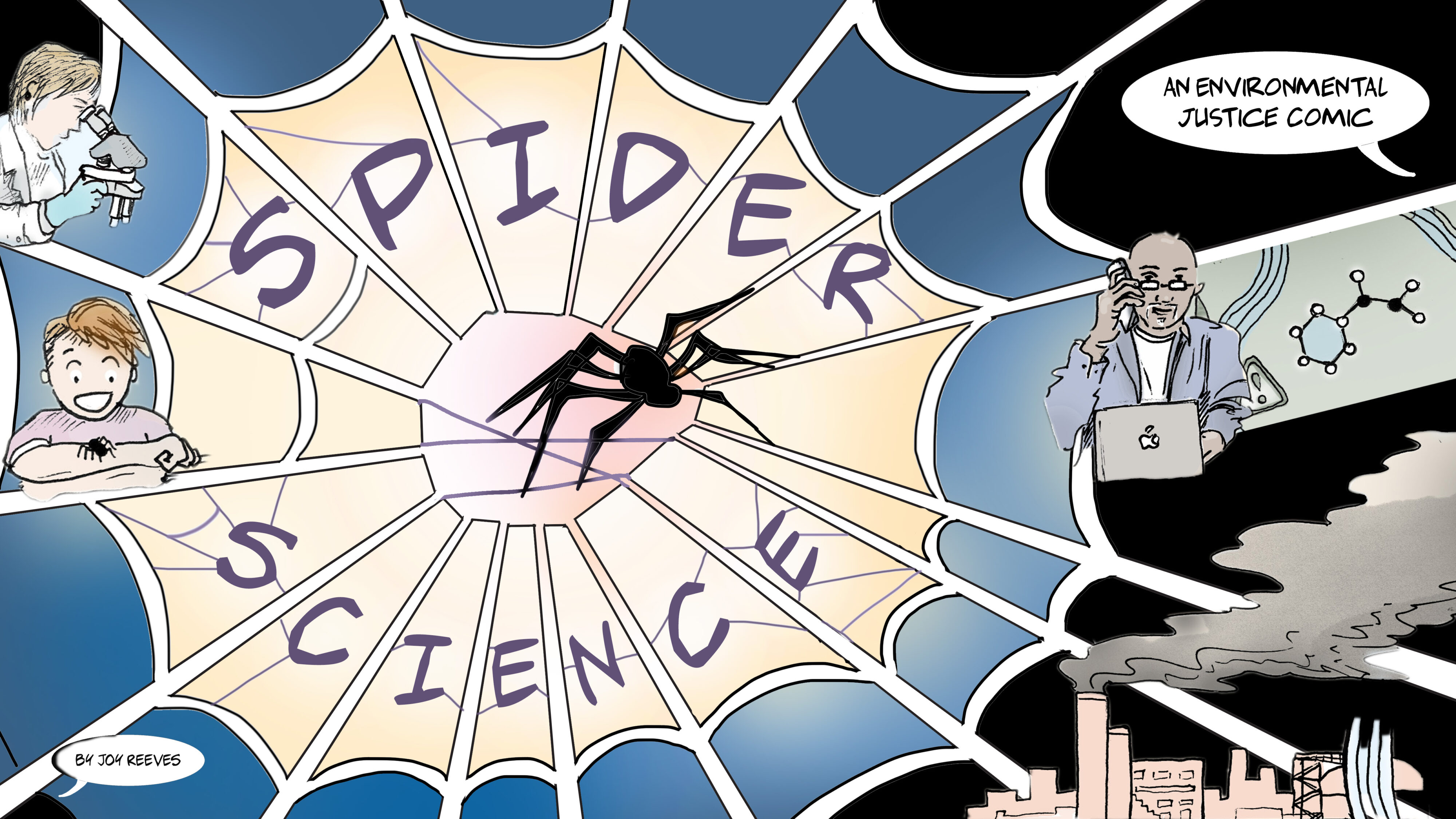 Your friendly neighborhood spider-party:  Community scientists use spider webs to monitor air pollution