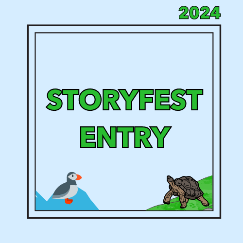 A storyfest badge for the project, "Where's my Inhaler?"