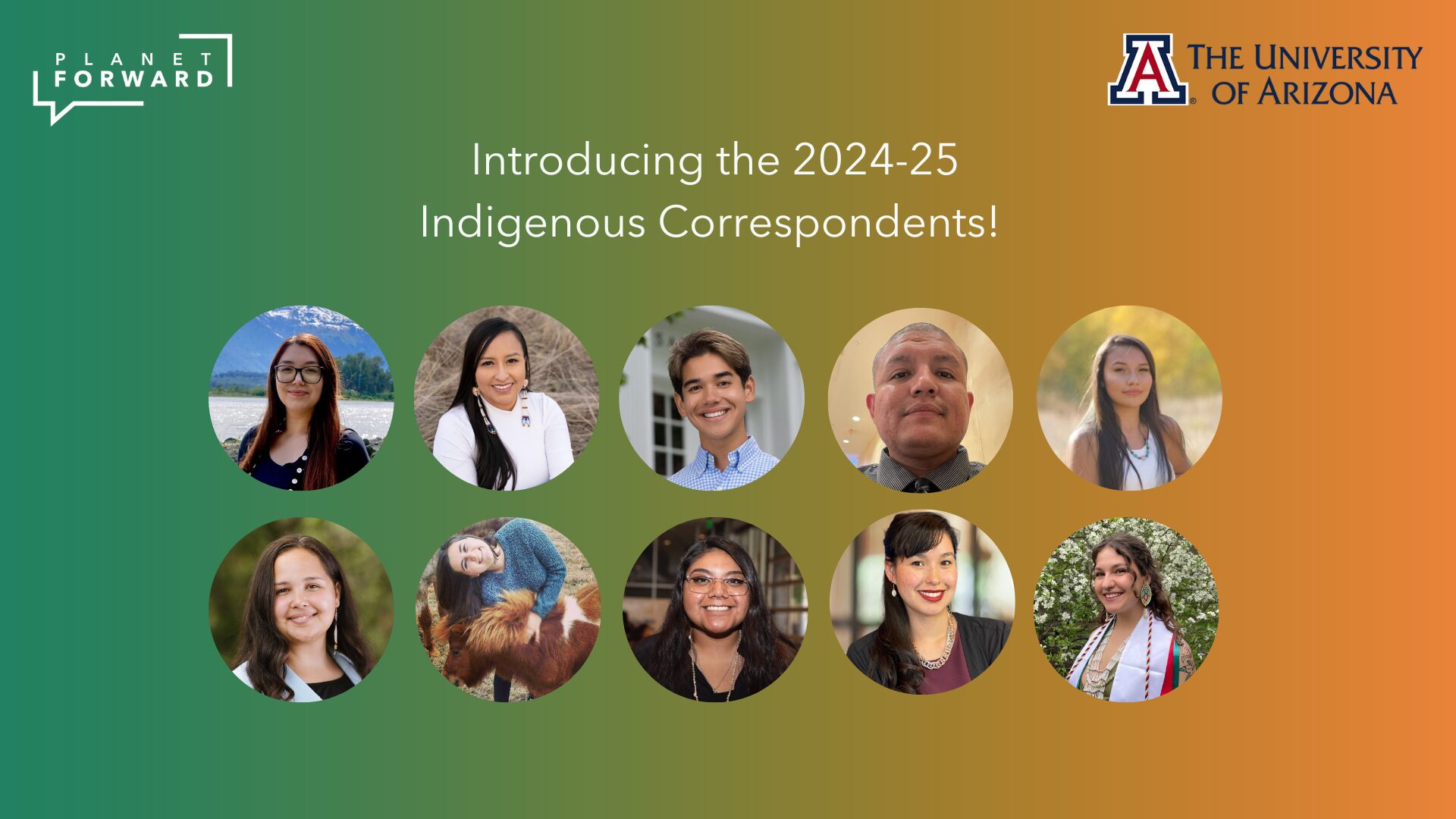 Introducing the 2024-25 Indigenous Correspondents! - Planet Forward