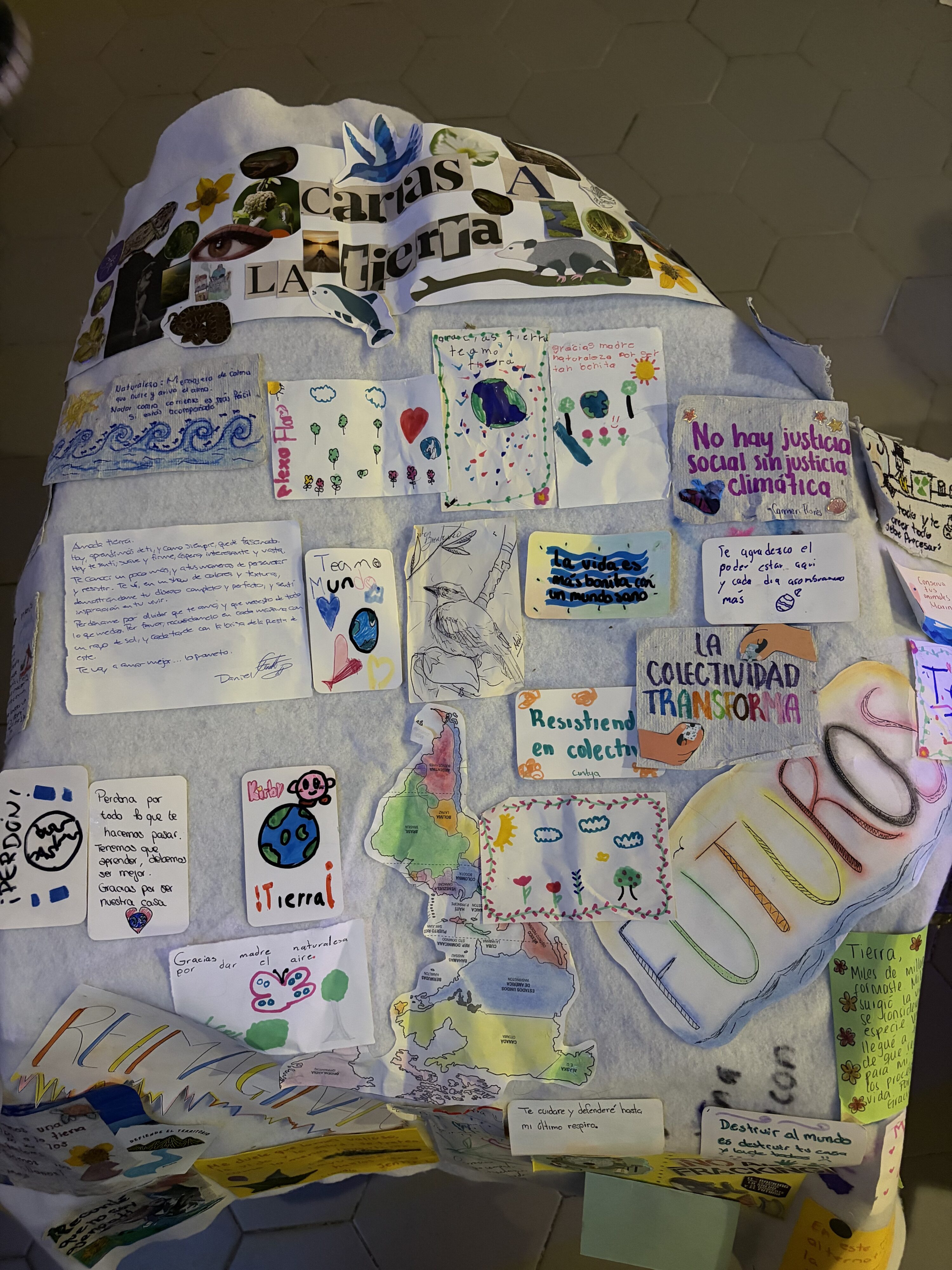 Handmade posters.